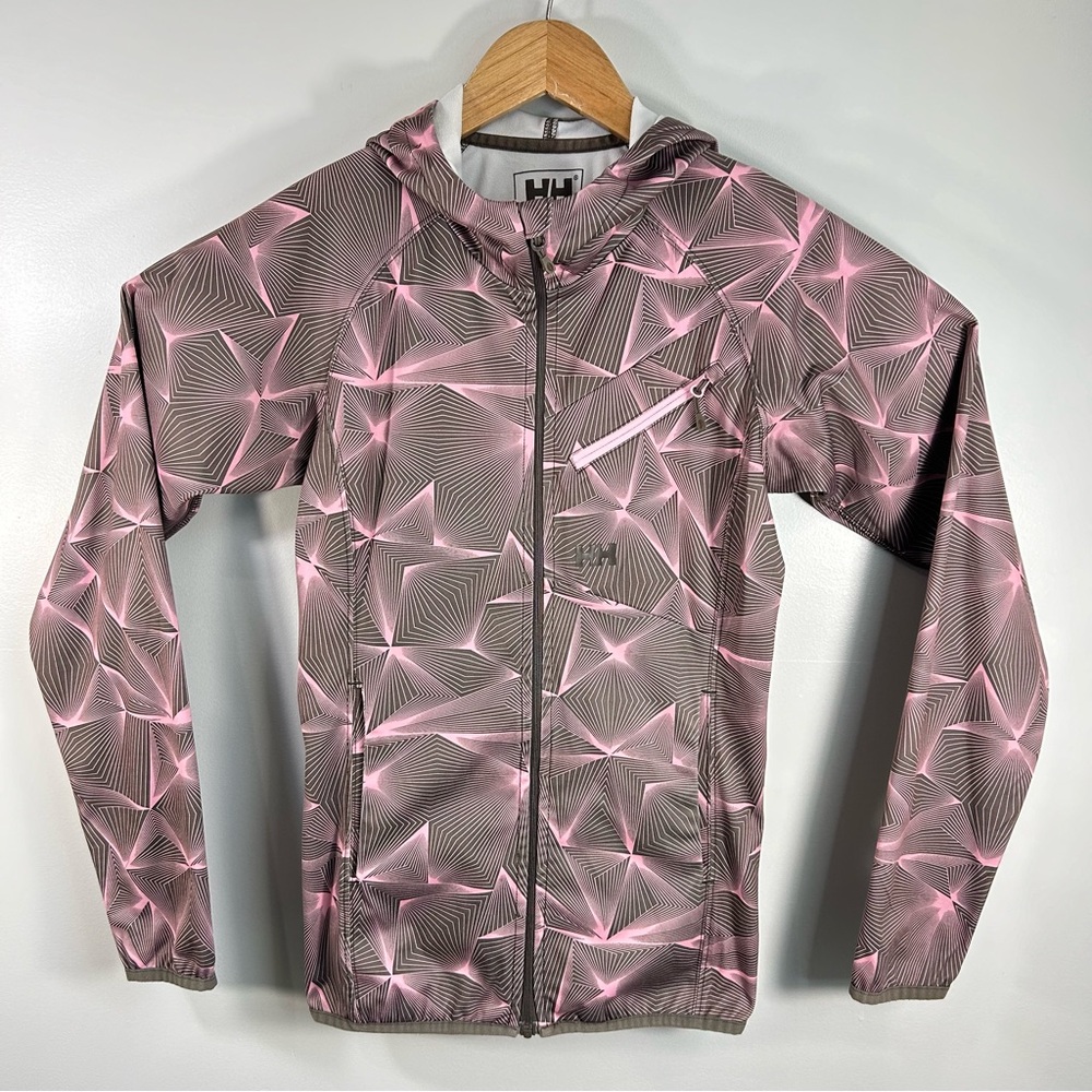 Helly Hansen Fleece Insulated Soft Shell Light Jacket w/ Hood; Women’s Sz Small